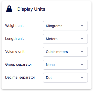 display units