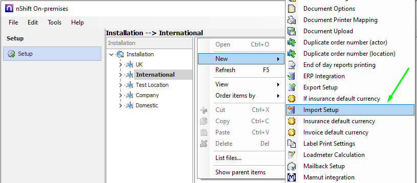 import setup